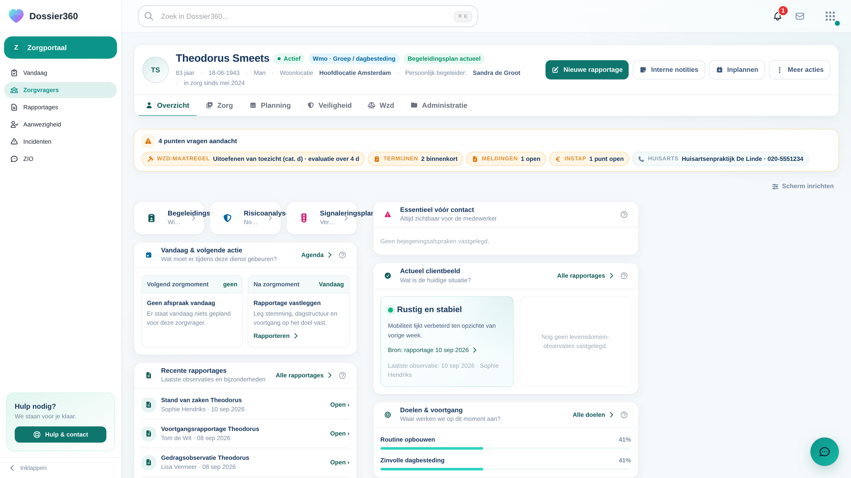 Particuliere zorg screenshot