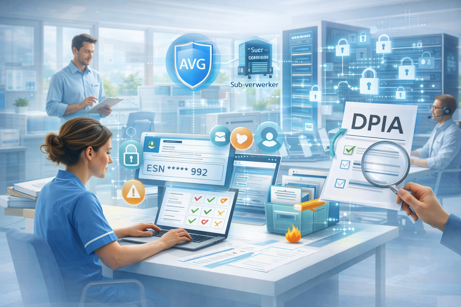 Van papieren dossier naar digitaal