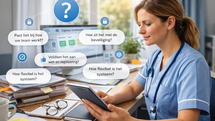 Een digitaal zorgdossier kiezen: vijf vragen die u moet stellen